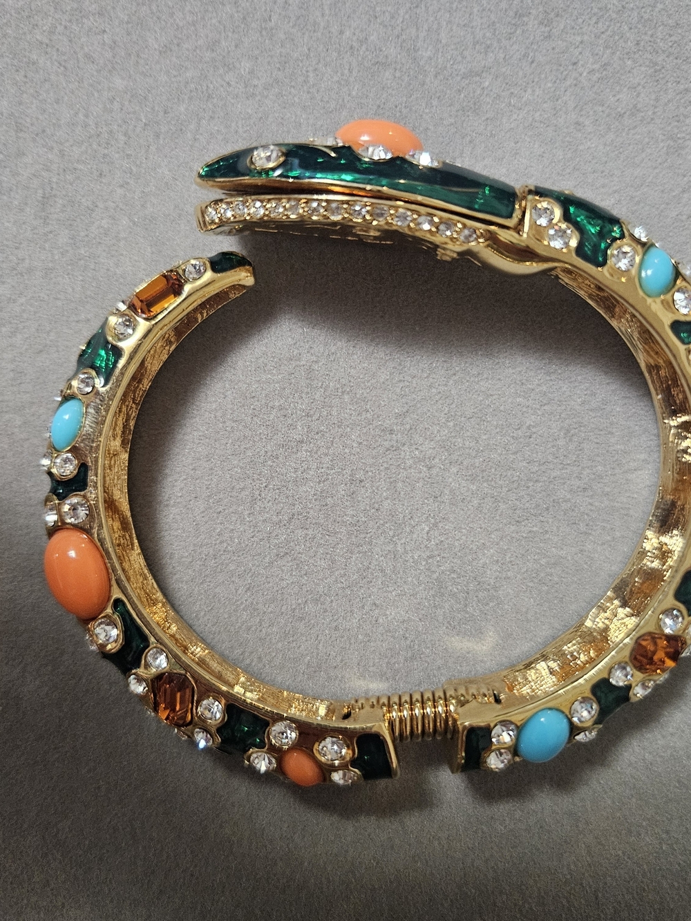 Kenneth Jay Lane Snake Hinge Bracelet
